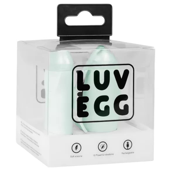 LUV EGG - tragbares, akkubetriebenes, funkferngesteuertes Vibro-Ei (grün)