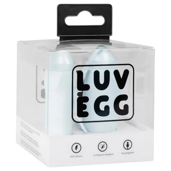 LUV EGG - tragbares, akkubetriebenes, funkferngesteuertes Vibrations-Ei (blau)