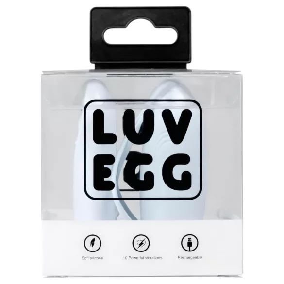 LUV EGG - tragbares, akkubetriebenes, funkferngesteuertes Vibrations-Ei (blau)