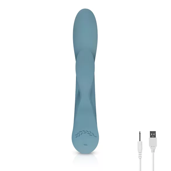 Bloom Violet Rabbit - G-Punkt Vibrator mit Klitoralarm (türkis)