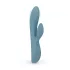 Bloom Violet Rabbit - G-Punkt Vibrator mit Klitoralarm (türkis)