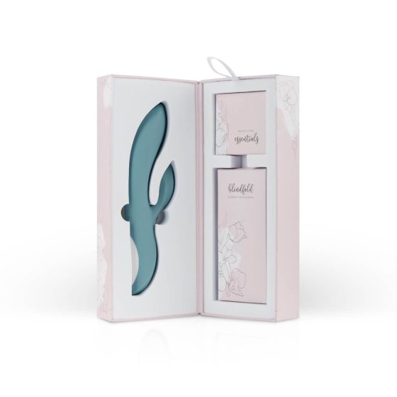 Bloom Violet Rabbit - Akkubetriebener G-Punkt-Vibrator mit Klitorisarm (türkis)