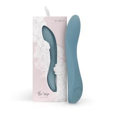 Bloom Rose - Akku-G-Punkt-Vibrator aus Silikon (Türkis)