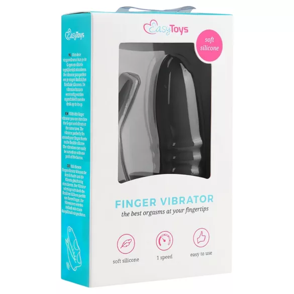 Easytoys Finger - 2in1 Finger-Vibrator (schwarz)