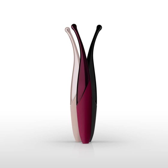 Senzi - wiederaufladbarer, wasserfester Klitoris-Vibrator (Schwarz)