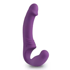   Easytoys - Akkubetriebener, kabelloser Strap-On-Vibrator (Lila)