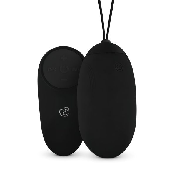 Easytoys - Akku, Wasserdichtes Vibrations-Ei mit Fernbedienung (Schwarz)