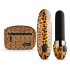 Panthra Asha - Akku-Rosenvibrator (Leopard-Schwarz)
