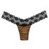 Panthra Tania - Vibrationsslip (Leopard-Schwarz)