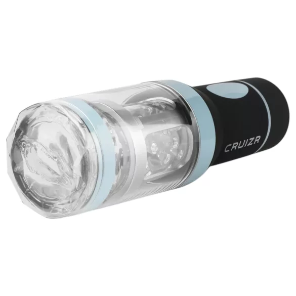 CRUIZR CM04 - Akkubetriebener, rotierender Masturbator (Schwarz-Blau)