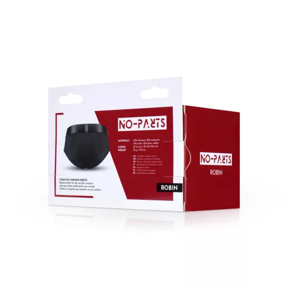 No-Parts Robin - Strap-On Hose (schwarz) - S