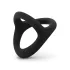 Easytoys Desire Ring - elastischer Penis- und Hodenring (schwarz)