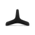 Easytoys Desire Ring - elastischer Penis- und Hodenring (schwarz)