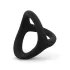 Easytoys Desire Ring - elastischer Penis- und Hodenring (schwarz)