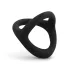Easytoys Desire Ring - elastischer Penis- und Hodenring (schwarz)