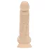 Real Fantasy Ashton - realistisch, naturfarbener Hoden-Dildo - 20,5 cm