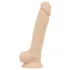 Real Fantasy Ashton - realistisch, naturfarbener Hoden-Dildo - 20,5 cm