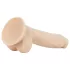 Real Fantasy Ashton - realistisch, naturfarbener Hoden-Dildo - 20,5 cm