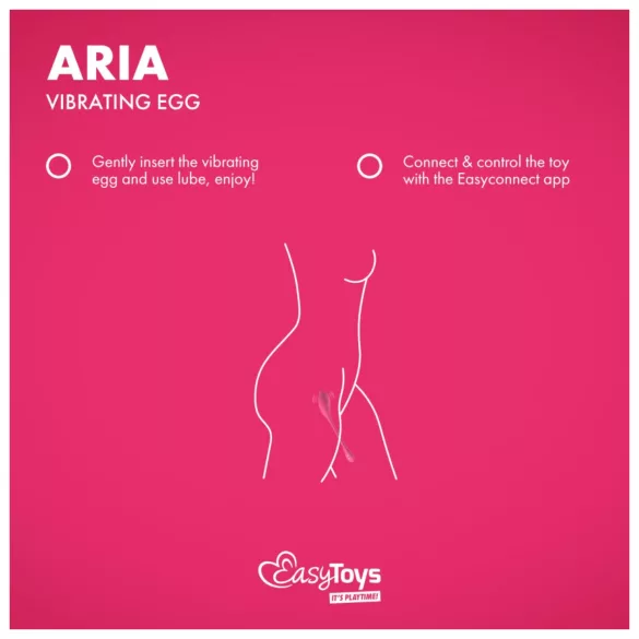 EasyConnect - App-gesteuertes Vibro-Ei (Pink)
