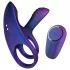 Hueman Infinity Ignite - vibrierender Penis- & Hodengurt (lila)