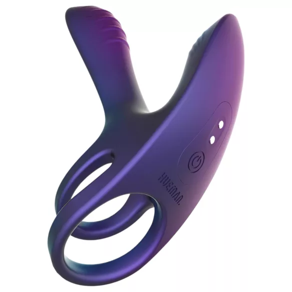 Hueman Infinity Ignite - vibrierender Penis- & Hodengurt (lila)