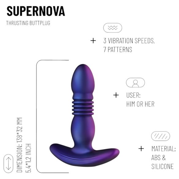 Hueman Supernova - Stoß-Analvibrator (Lila)