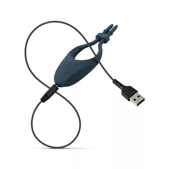 Boners - Einstellbarer Vibrationspenisring (blau)