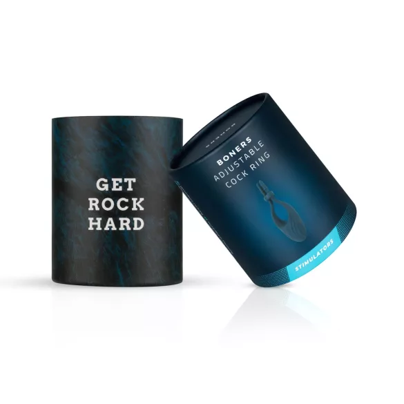 Boners - Einstellbarer Vibrationspenisring (blau)