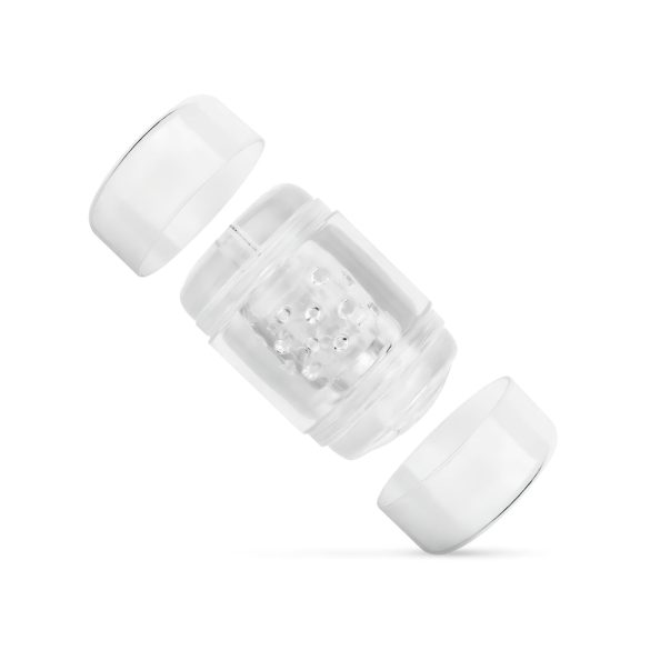 FPPR. - Doppelseitiger Masturbator - Muschi & Mund (transparent)