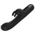 BLAQ - Digitaler Hasen-Vibrator mit Klitorisarm (Schwarz)