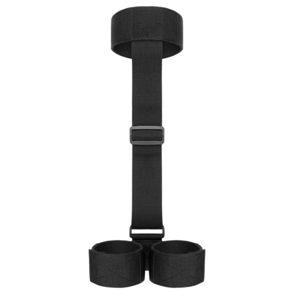 Bedroom Fantasien - weiches Halsband und Fesseln (schwarz)