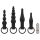 Easytoys - Akku Analvibrator Set - 4-teilig (Schwarz)