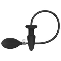 EasyToys - aufblasbarer Analplug (schwarz)