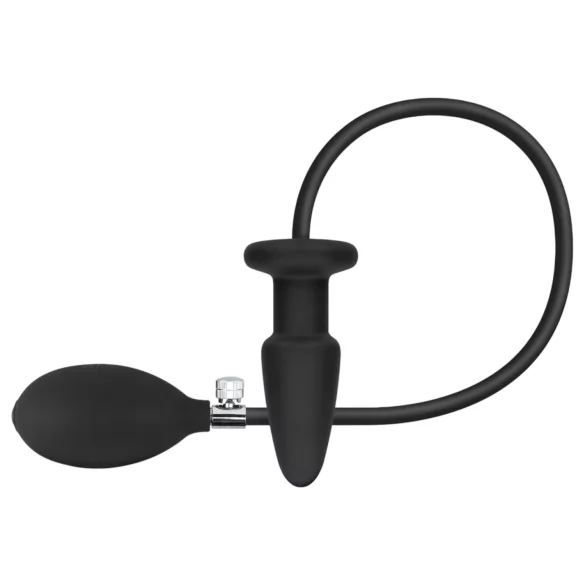 EasyToys - aufblasbarer Analplug (schwarz)