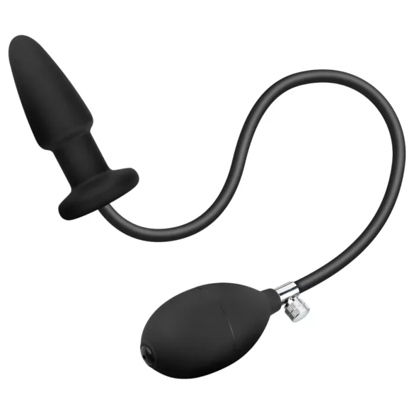 EasyToys - aufblasbarer Analplug (schwarz)