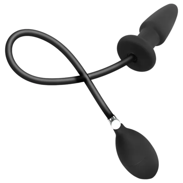 EasyToys - aufblasbarer Analplug (schwarz)