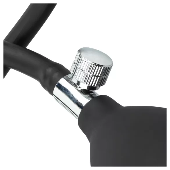 EasyToys - aufblasbarer Analplug (schwarz)