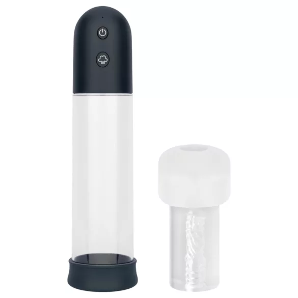 Boners - automatische Penispumpen-Masturbator (transparent-schwarz)