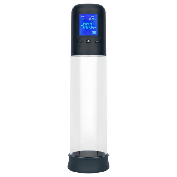 Boners - Automatische LCD Penispumpe (transparent-schwarz)