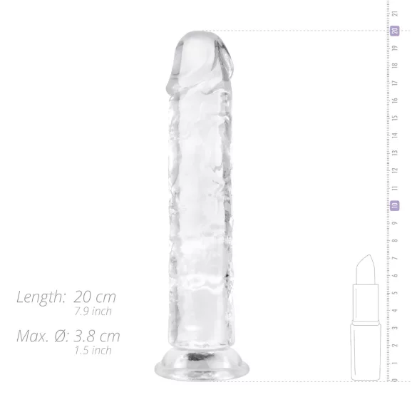 EasyToys - Jelly Dildo - 18cm (Transparent)