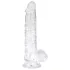 EasyToys - Hoden Dildo - 13,5cm (transparent)