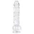EasyToys - Hoden Dildo - 13,5cm (transparent)
