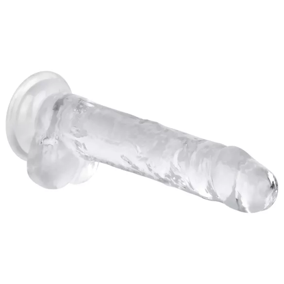 EasyToys - Hoden-Dildo - 17cm (transparent)