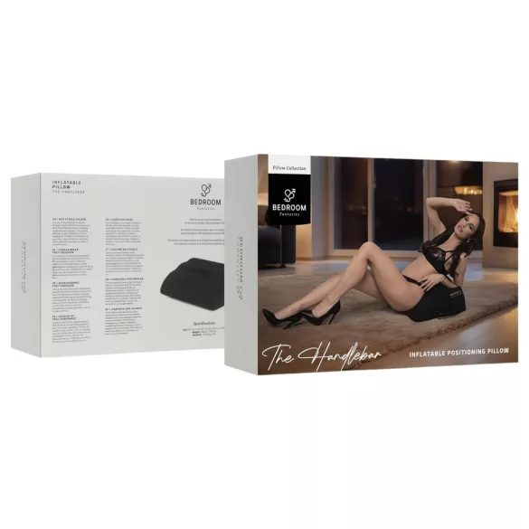 Bedroom Fantasies - Aufblasbares Liebeskissen mit Griffen (schwarz)