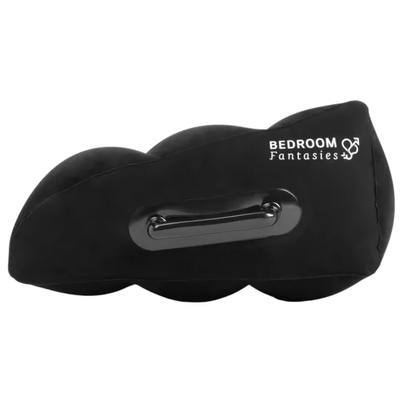 Bedroom Fantasies - Aufblasbares Liebeskissen mit Griffen (schwarz)