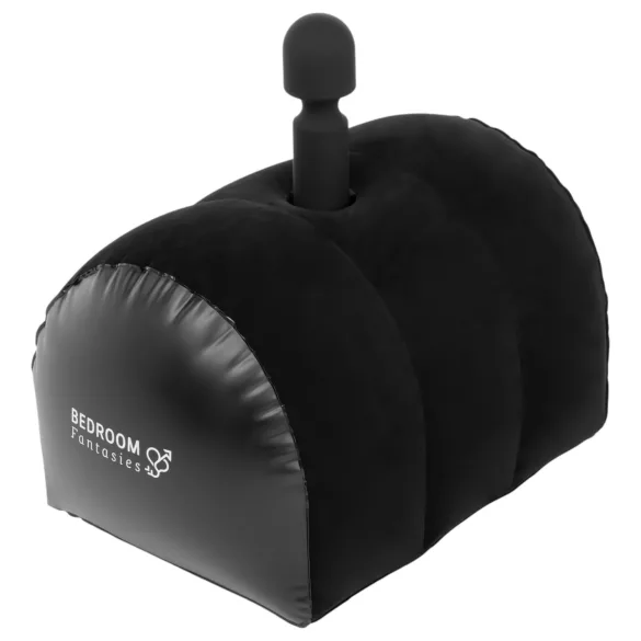 Bedroom Fantasies - Aufblasbares Sexkissen mit Vibratorhalter (schwarz)