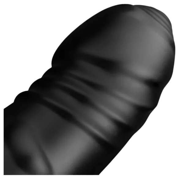 BUTTR Black Hawk - lebensechter Anal-Dildo (schwarz)