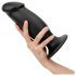 BUTTR AH-1 - Schwarzer Analdildo mit Saugnapf