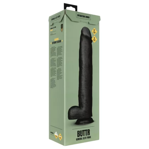 BUTTR Operation Dingo - riesiger realistischer Dildo - 43 cm (schwarz)