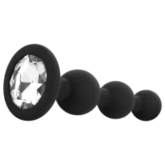 EasyToys - Perlen Analplug (schwarz)